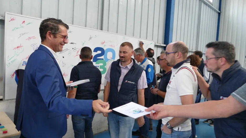 Les collaborateurs du Groupe Gruau, acteur du Projet d'entreprise 2030